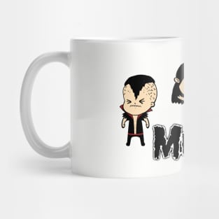 Illustrated Cartoon Misfits Band Mug